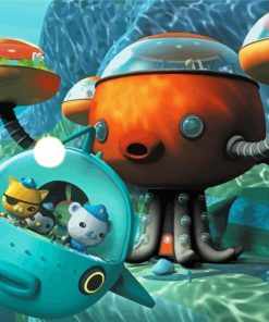 The Octonauts Animation paint by numbers