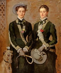 The Twins Kate and Grace Hoare by John Everett Millais paint by numbers