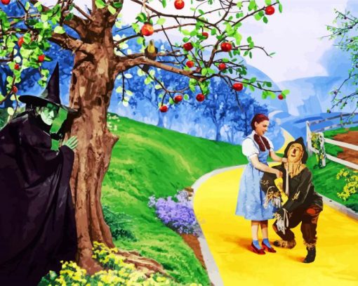 The Wizard of Oz paint by numbers