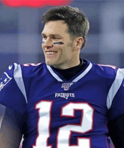 Tom Brady Nfl paint by numbers