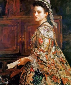 Vanessa John Everett Millais paint by numbers