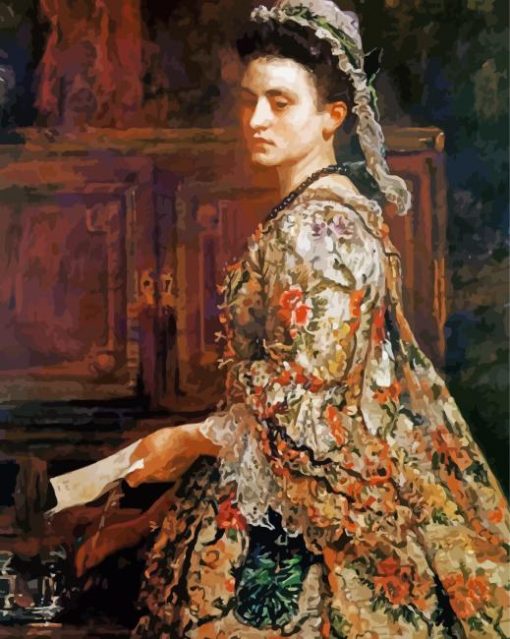 Vanessa John Everett Millais paint by numbers