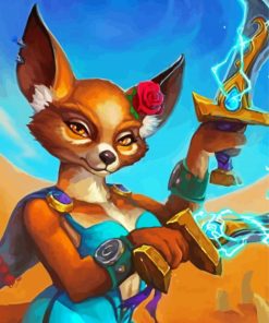 Vulpera The Princess of Sand paint by numbers