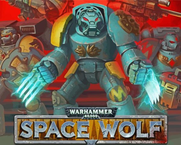 Warhammer Game paint by numbers