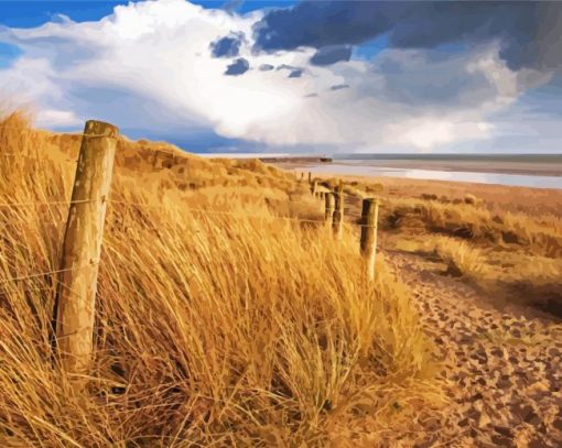 West Beach Littlehampton paint by numbers