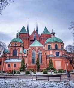 Wroclaw Cathedral of St John the Baptist paint by numbers