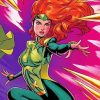 X Men Jean Grey Hero paint by numbers