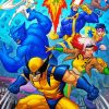 X Men Movie paint by numbers