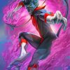 X Men Nightcrawler Art paint by numbers