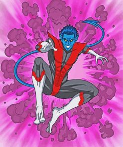 X Men Nightcrawler Hero paint by numbers