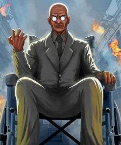 X Men Professor X paint by numbers