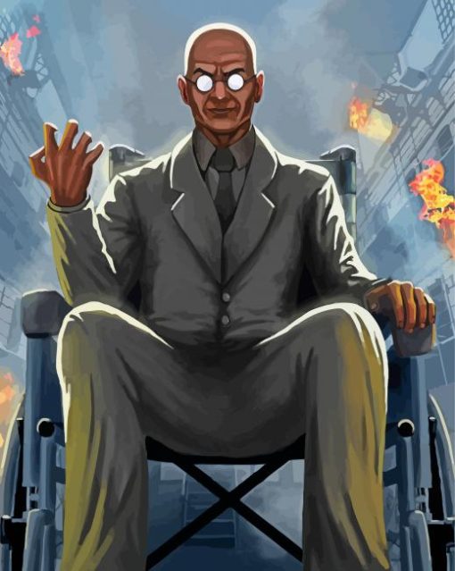 X Men Professor X paint by numbers