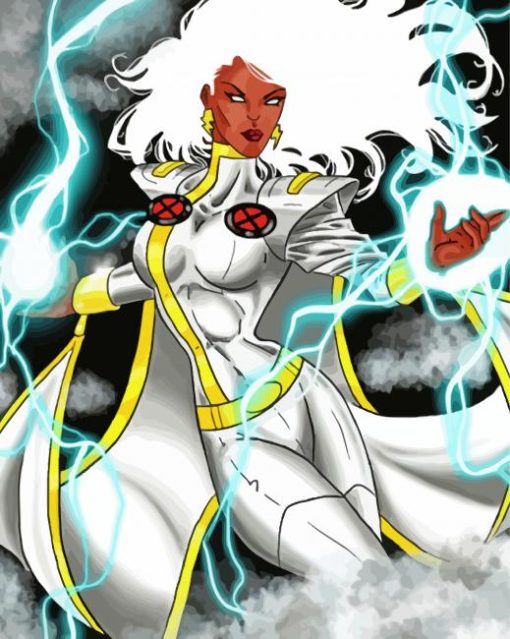 X Men Storm paint by numbers