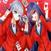 Yumeko Jabami And Kirari Momobami paint by numbers