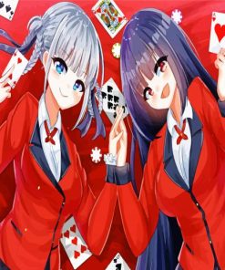 Yumeko Jabami And Kirari Momobami paint by numbers