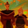 Zuko and Iroh Avatar paint by numbers