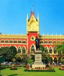 Aesthetic Calcutta High Court Kolkata paint by numbers