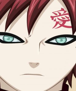 Aesthetic Gaara Face paint by numbers