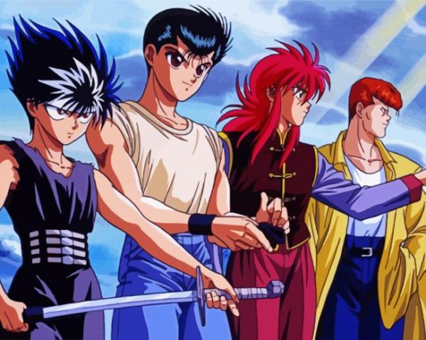 Aesthetic Hakusho Anime paint by numbers