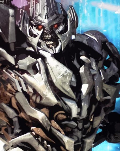 Aesthetic Megatron Illustration paint by numbers