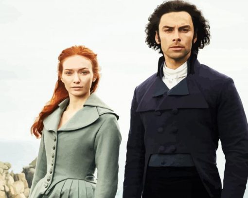 Aesthetic Poldark Illustration paint by numbers