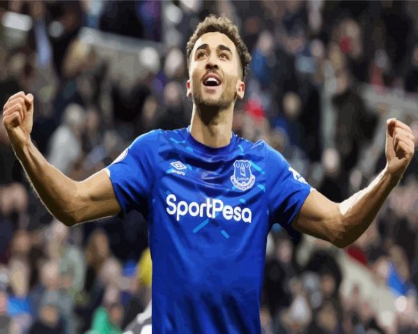 Aesthetic Everton Dominic Calvert Lewin paint by numbers