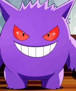 Aesthetic Gengar paint by numbers