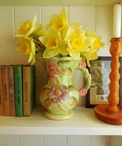 Aesthetic Jug and Wild Daffodils paint by numbers