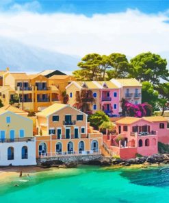 Aesthetic kefalonia paint by numbers