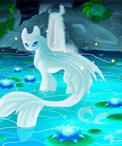 Aesthetic Lightfury paint by numbers