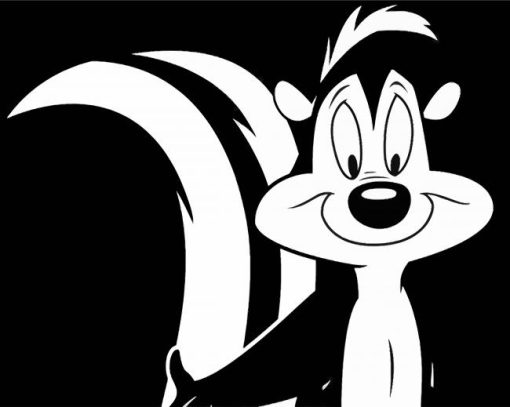 Aesthetic Pepe Le Pew paint by numbers