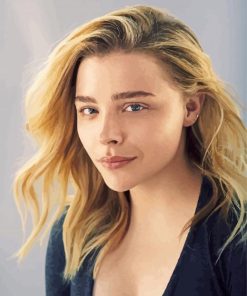 American Actress Chloe Moretz paint by numbers