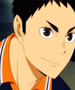 Anime Haikyuu Daichi Sawamura paint by numbers