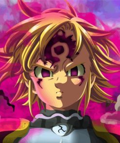 Anime Nanatsu paint by numbers