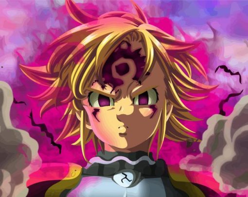 Anime Nanatsu paint by numbers