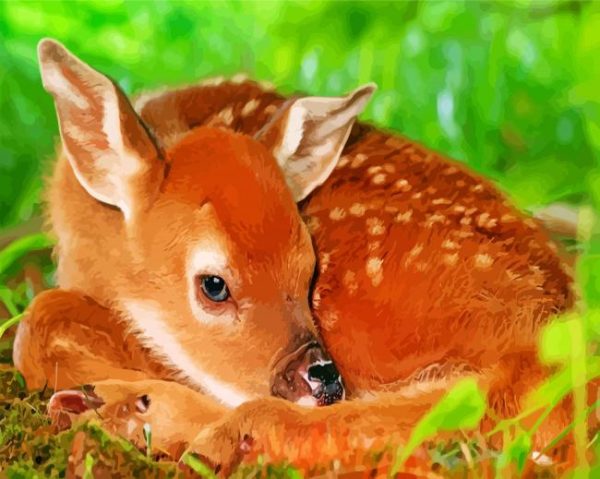 Baby Doe paint by numbers