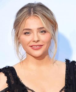 Chloe Grace Moretz paint by numbers