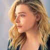 Chloe Grace Moretz Side Profile paint by numbers