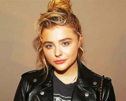 Chloe Moretz paint by numbers