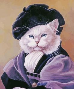 Classy Cat paint by numbers