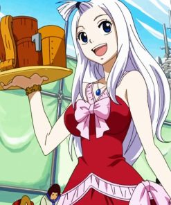 Cute Mirajane Strauss paint by numbers