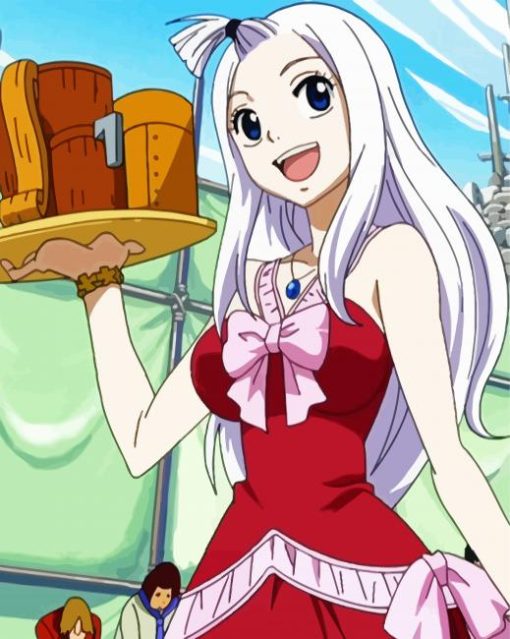 Cute Mirajane Strauss paint by numbers