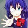 Cute Rikka Takanashi Anime paint by numbers