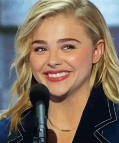 Cute Chloe Grace Moretz paint by numbers