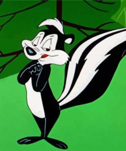 Cute Pepe Le Pew paint by numbers