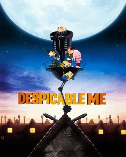 Despicable Me Poster paint by numbers