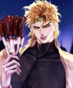 Dio Brando Vampire paint by numbers