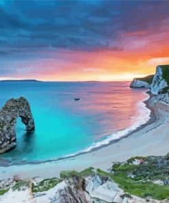 Durdle Door United Kingdom paint by numbers