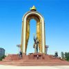 Dushanbe Somoni Monument paint by numbers