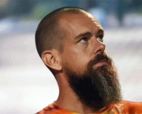 Entrepreneur Jack Patrick Dorsey paint by numbers